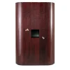 Laura Meroni Bar Cabinets<Curved-Sides Tall 4-Door Shellac Cabinet