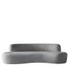 Casamilano Sofas<Curvy Mono White Fabric Sofa by Paola Navone