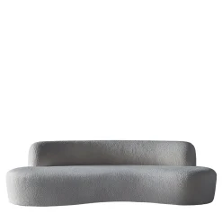 Casamilano Sofas<Curvy Mono White Fabric Sofa by Paola Navone
