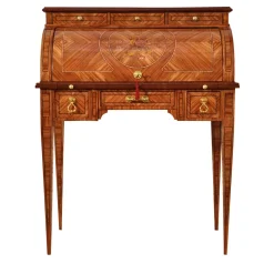 Vangelista 1960 Desk & Writing Tables<Cylinder Roll-Top Wood Writing Desk