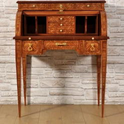 Vangelista 1960 Desk & Writing Tables<Cylinder Roll-Top Wood Writing Desk