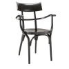 Gebrüder Thonet Vienna GmbH (GTV) – Wiener GTV Design Chairs<Czech Black Chair by Hermann Czech