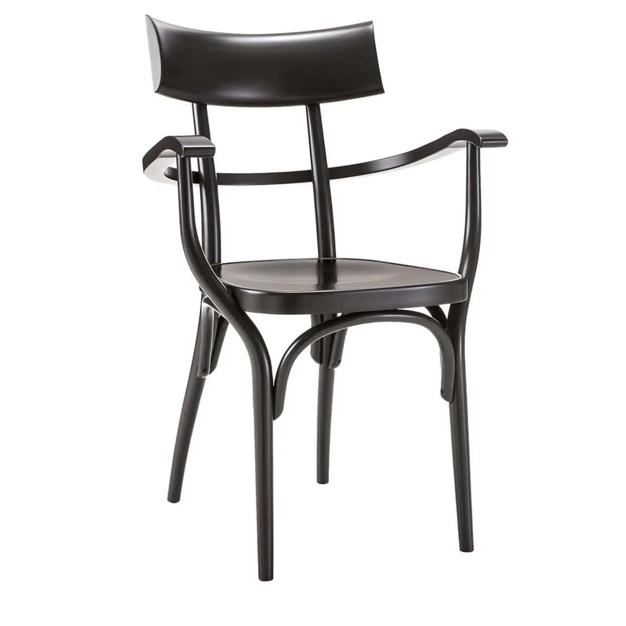Gebrüder Thonet Vienna GmbH (GTV) – Wiener GTV Design Chairs<Czech Black Chair by Hermann Czech