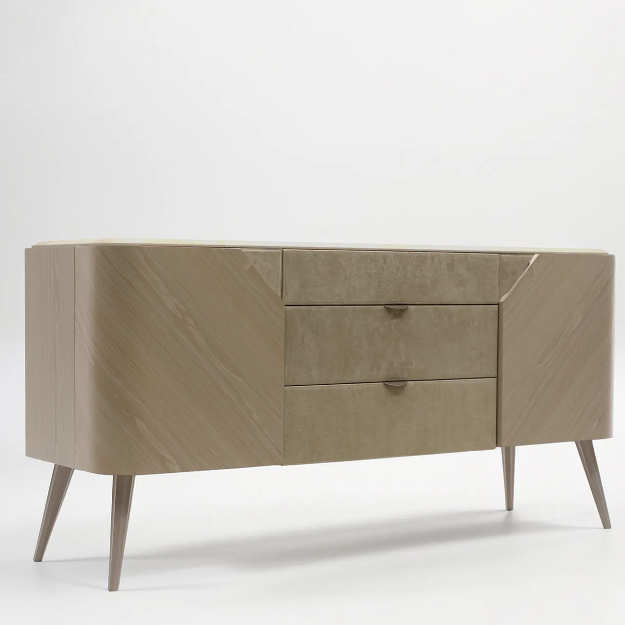 Cafedesart Sideboards Buffets<Dahlia Light Beige & Gray Sideboard