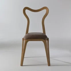 Fratelli Boffi Chairs<Daina Chair in Walnut with Open Back By Nigel Coates