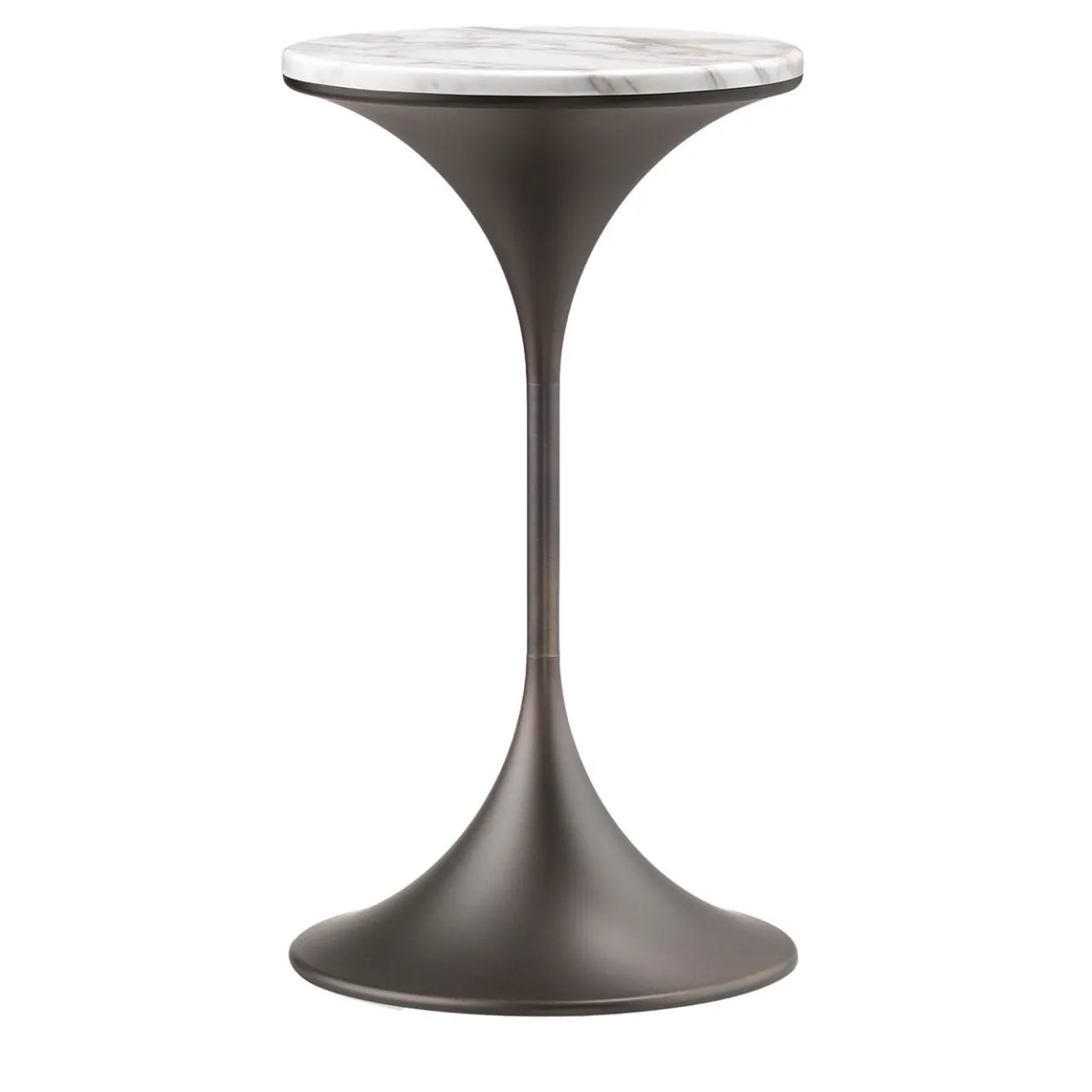 Ghidini 1961 Side Tables<Dapertutto Tall Carrara Brown Side Table by Paolo Rizzato