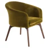 Sitia Armchairs<Daphne 4 Wooden Legs Green Armchair