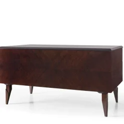 Guerra Vanni Desk & Writing Tables<Dark Eucalyptus Writing Desk with Brass Handles