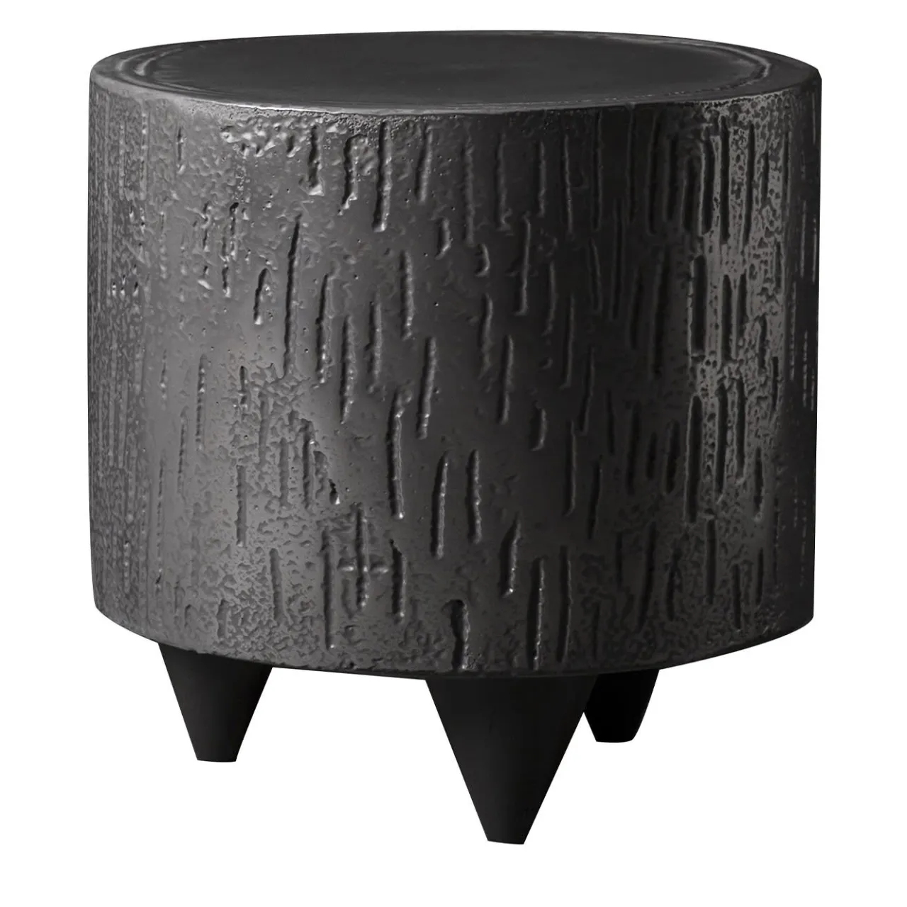 BAU Design Side Tables<Dark Gray Pouf and Side Table