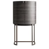 CPRN Homood Bar Cabinets<Dark Walnut Curved Bar Cabinet