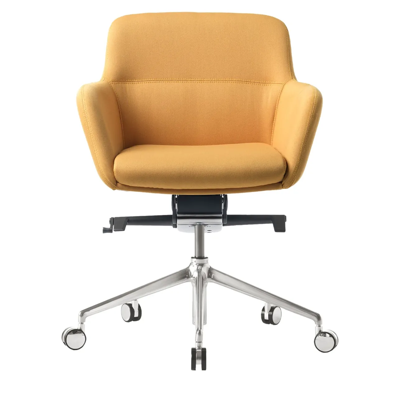Sitia Office Chairs<Darwin B Orange Castors Armchair