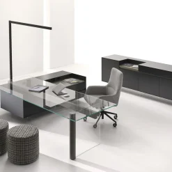 Sitia Office Chairs<Darwin M Gray Fabric And Aluminium Base Office Chair