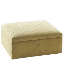 Bedding Atelier Ottomans & Poufs<Dauphin Beige Storage Pouf