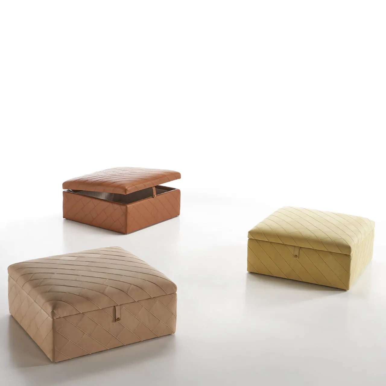 Bedding Atelier Ottomans & Poufs<Dauphin Beige Storage Pouf