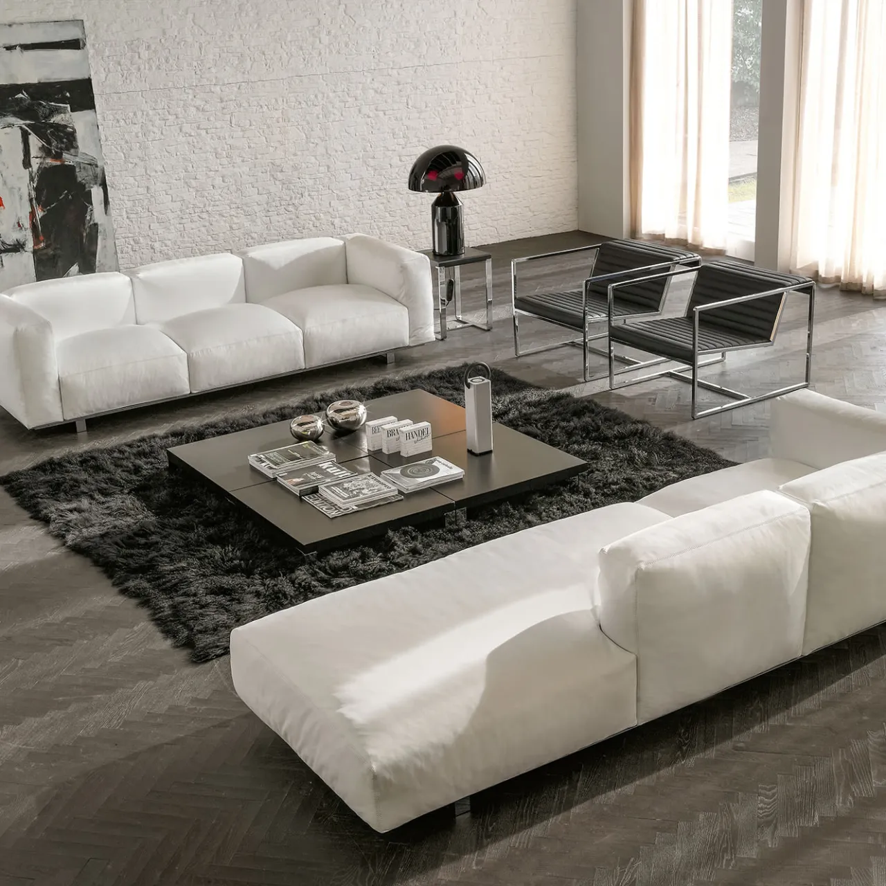 Alivar Sofas<Daytona White Sofa by Giuseppe Bavuso