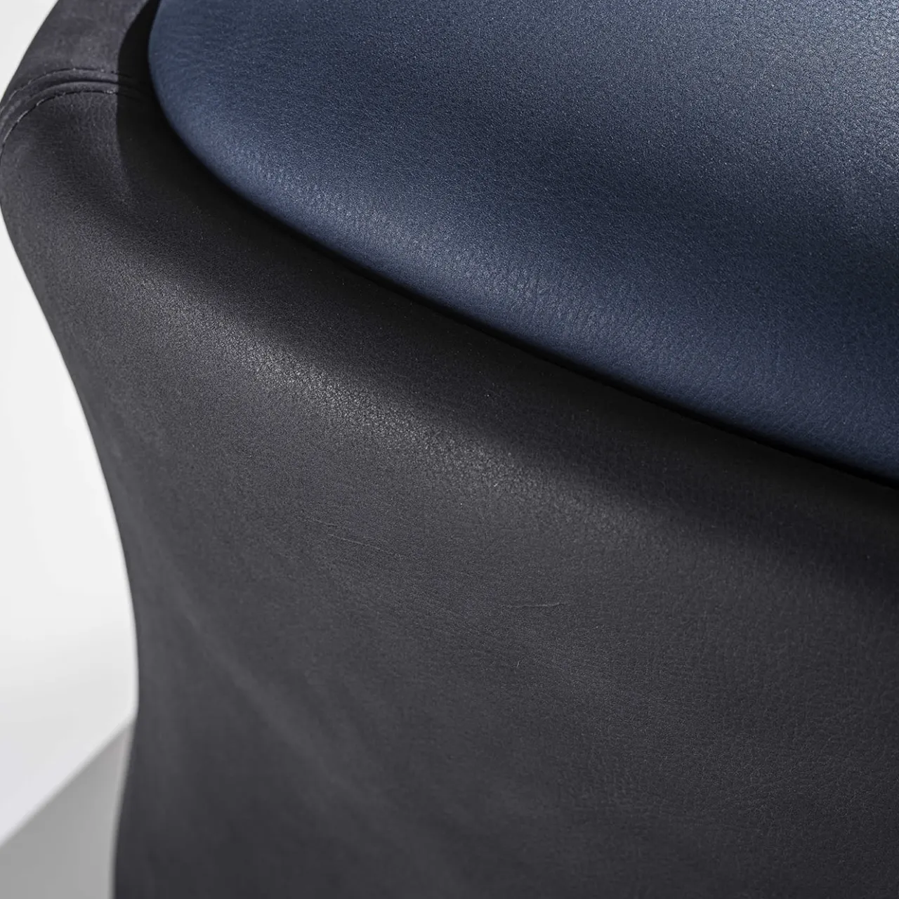 Durame Ottomans & Poufs<Dear Two-Tone Blue Pouf