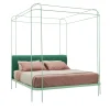 Lispi Beds<Dehors Mint-Green Iron Canopy Double Bed by Matteo Ragni