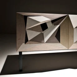 Laura Meroni Sideboards Buffets<Dentro Il Paesaggio Intarsia Sideboard by Marcello Jori