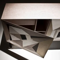Laura Meroni Sideboards Buffets<Dentro Il Paesaggio Intarsia Sideboard by Marcello Jori