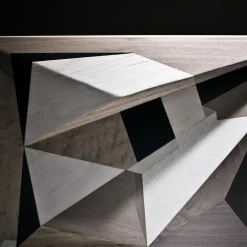 Laura Meroni Sideboards Buffets<Dentro Il Paesaggio Intarsia Sideboard by Marcello Jori