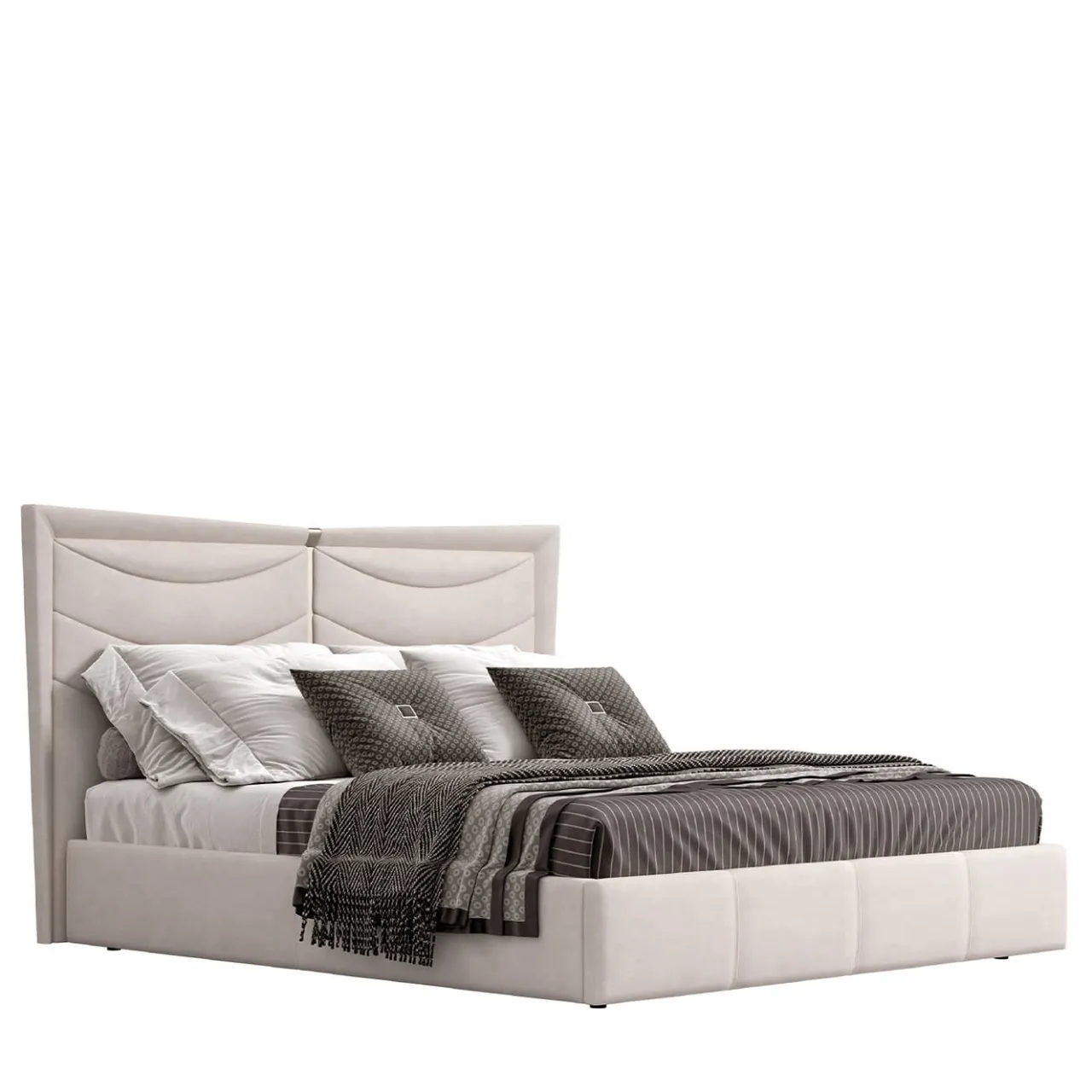 Alberto & Mario Ghezzani Beds<Deseo Beige Double Bed