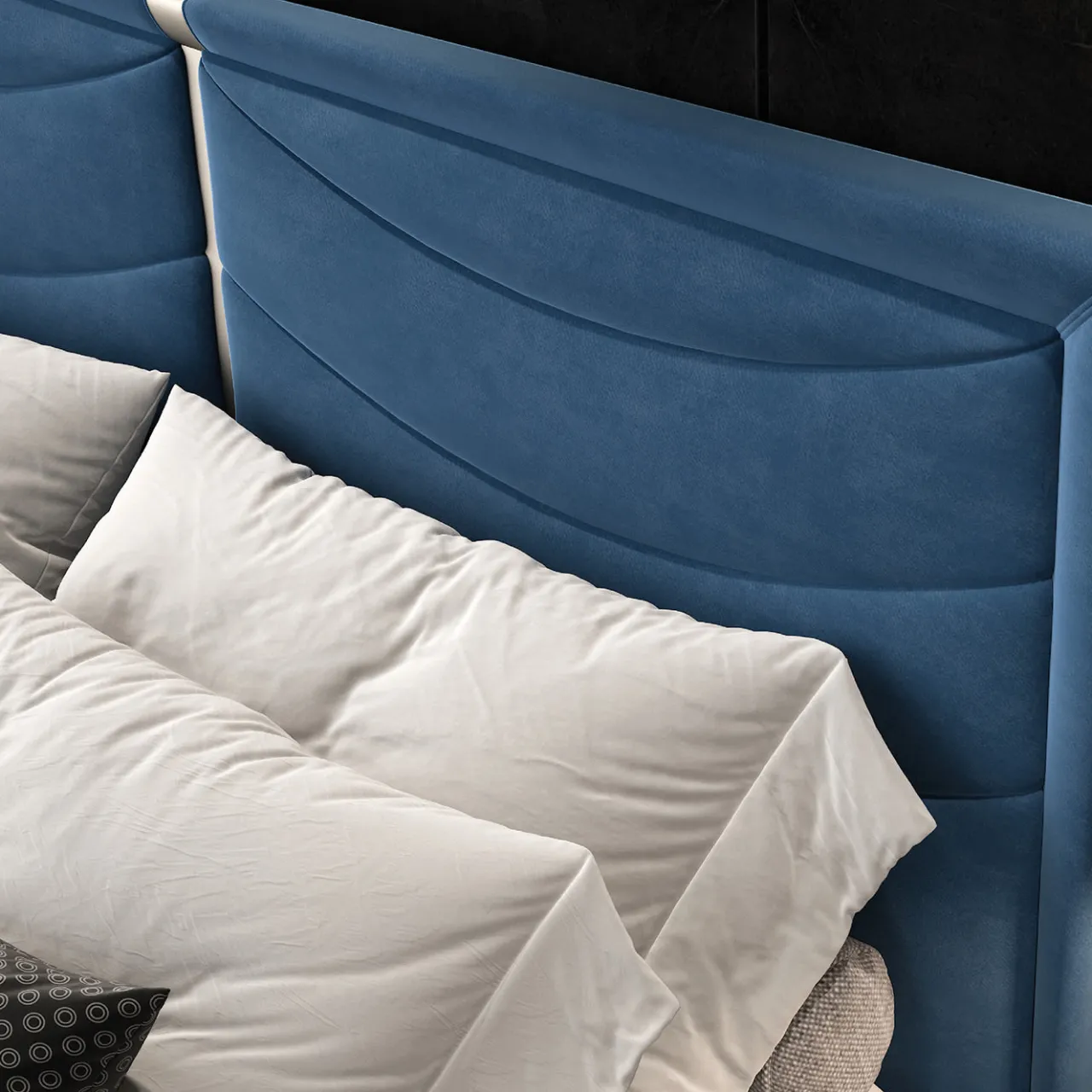 Alberto & Mario Ghezzani Beds<Deseo Blue Double Bed