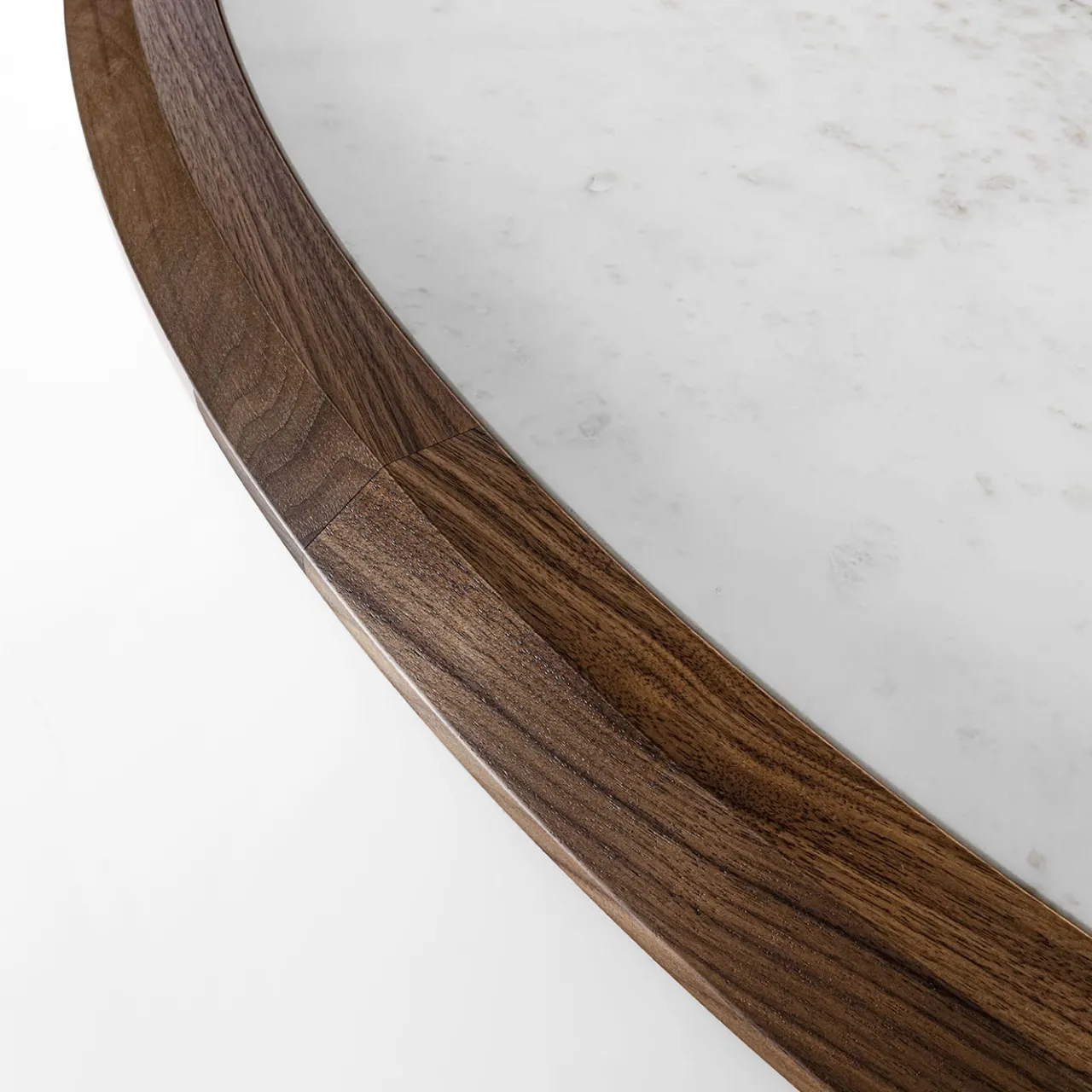Durame Dining Tables<Diamante Round Canaletto & Carrara Marble Table