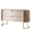 Franco Bianchini Dressers<Diamond Dresser in Sicomoro Frisè with Quilted Microfiber