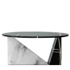 Dimarmo Coffee Tables<Dieus Table in White Carrara and Sahara Noir Marbles by Sissy Daniele