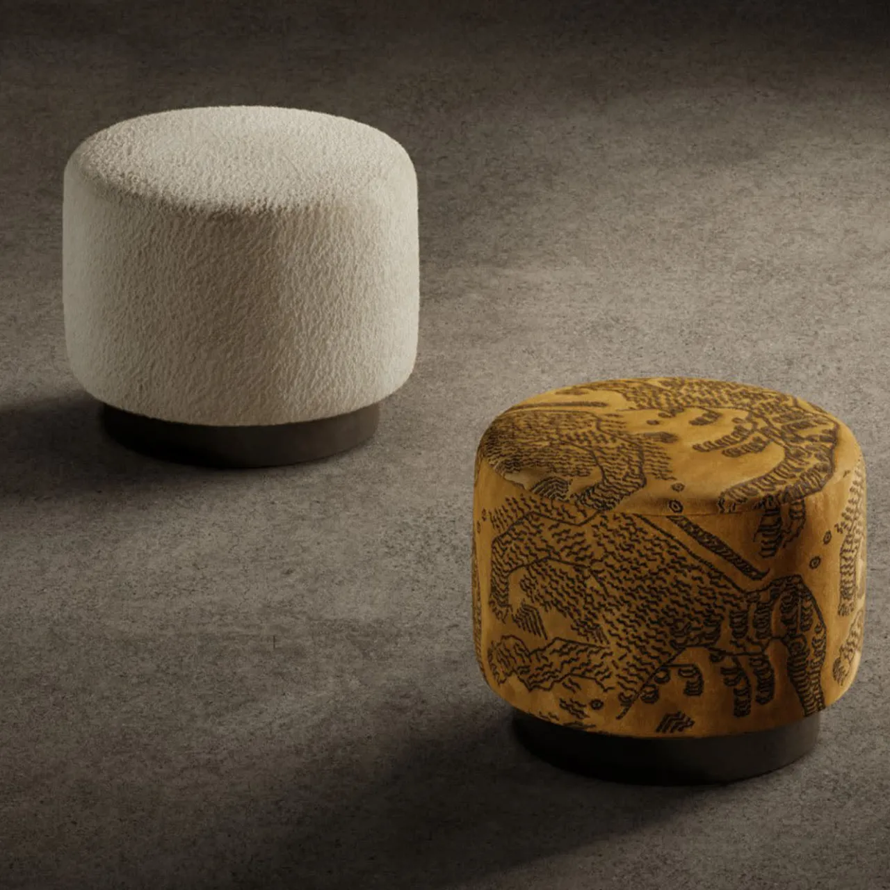 Giopagani Ottomans & Poufs<DIG IT White Pouf