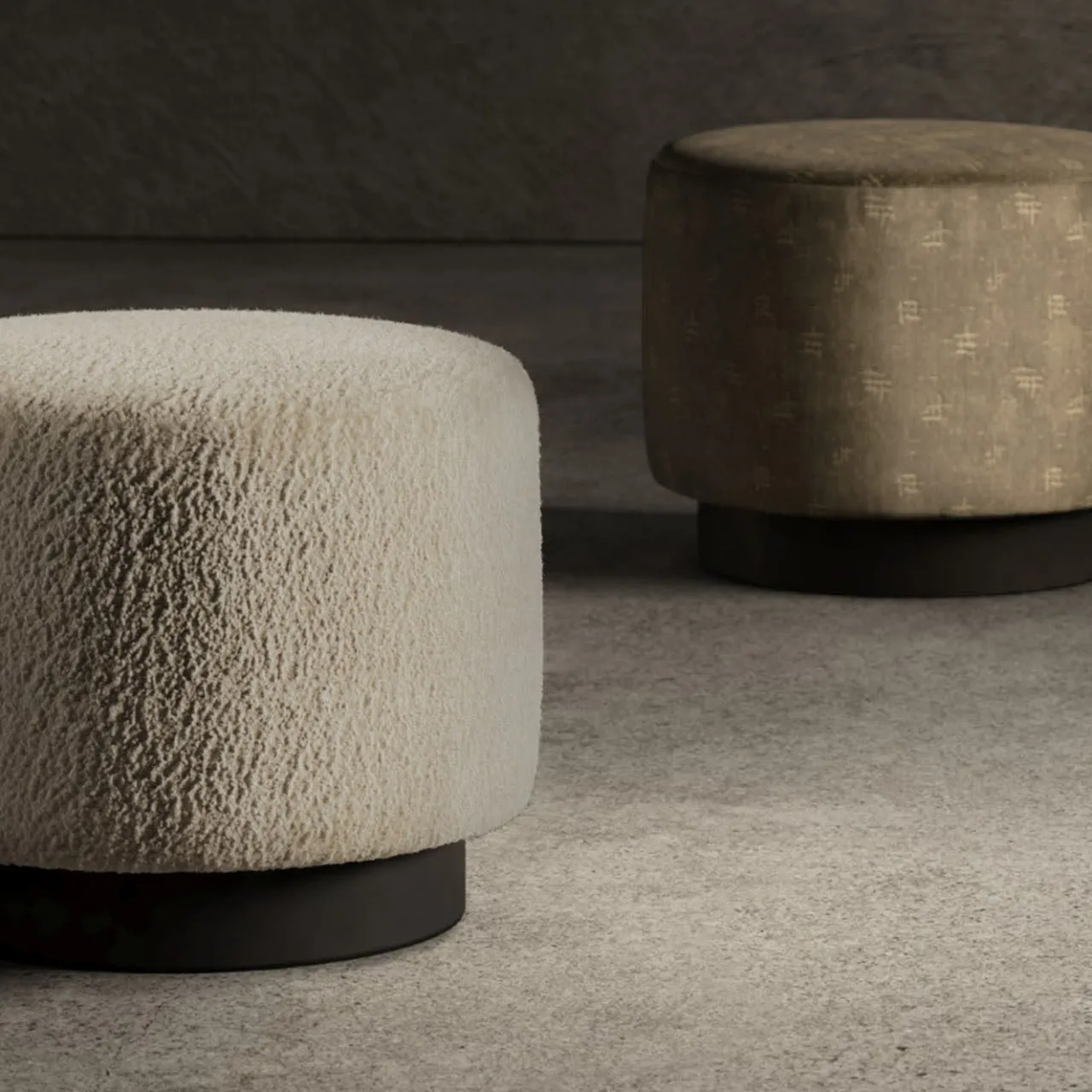 Giopagani Ottomans & Poufs<DIG IT White Pouf