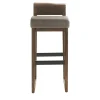 Riva 1920 Bar Stools<Dino walnut wood and utah leather Bar Stool