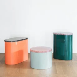 Punto Zero Side Tables<Ditale Orange Side Table