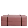 DLA Design Lab Ottomans & Poufs<Docker Antique Pink Velvet Long Pouf