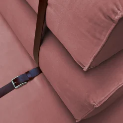 DLA Design Lab Sofas<Docker Antique Pink Velvet Sofa