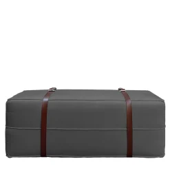 DLA Design Lab Ottomans & Poufs<Docker Ash Gray Velvet Long Pouf