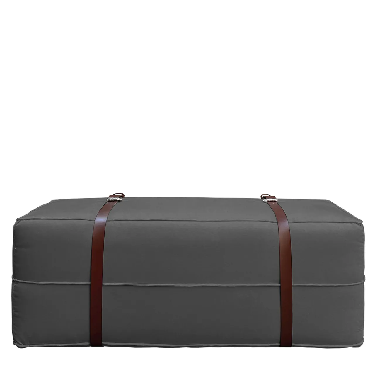 DLA Design Lab Ottomans & Poufs<Docker Ash Gray Velvet Long Pouf