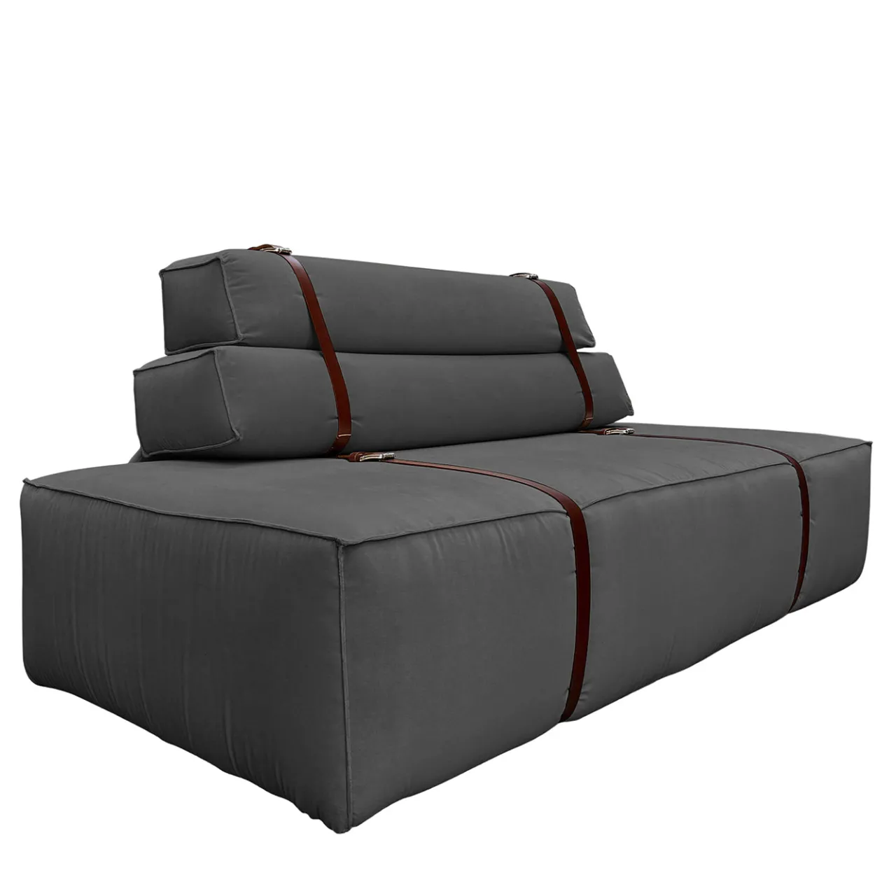 DLA Design Lab Sofas<Docker Ash Gray Velvet Sofa