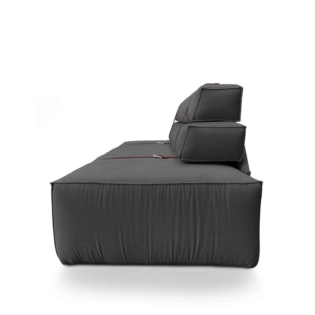 DLA Design Lab Sofas<Docker Ash Gray Velvet Sofa