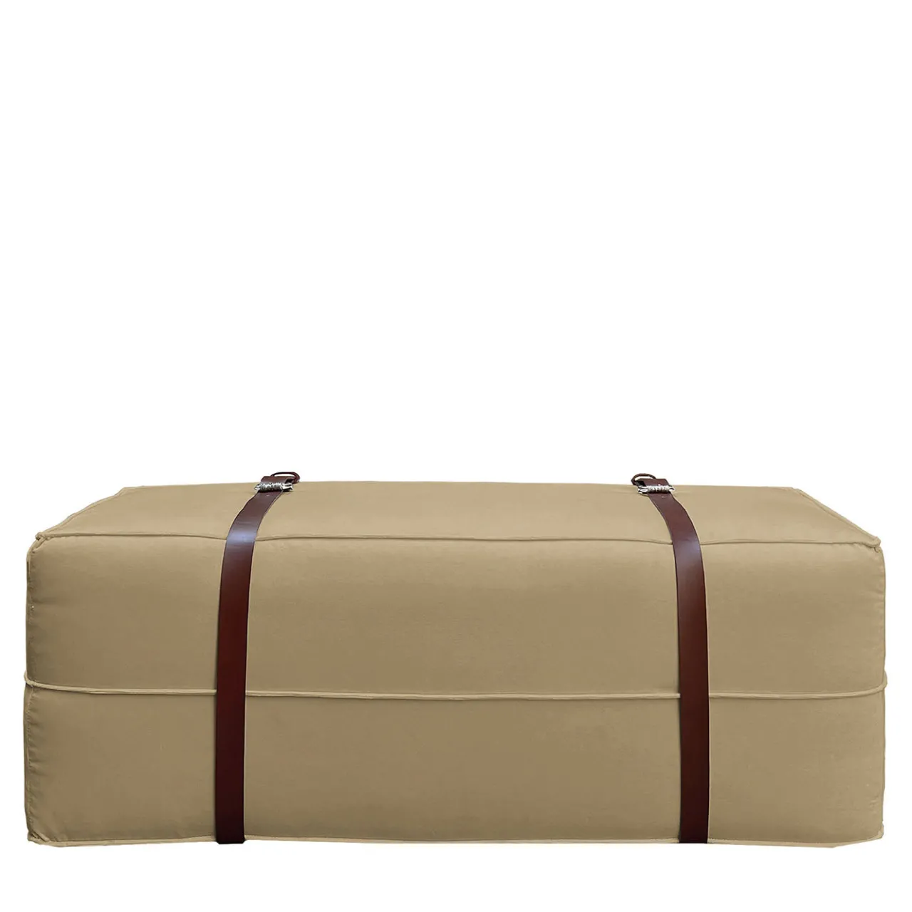 DLA Design Lab Ottomans & Poufs<Docker Beige Velvet Long Pouf