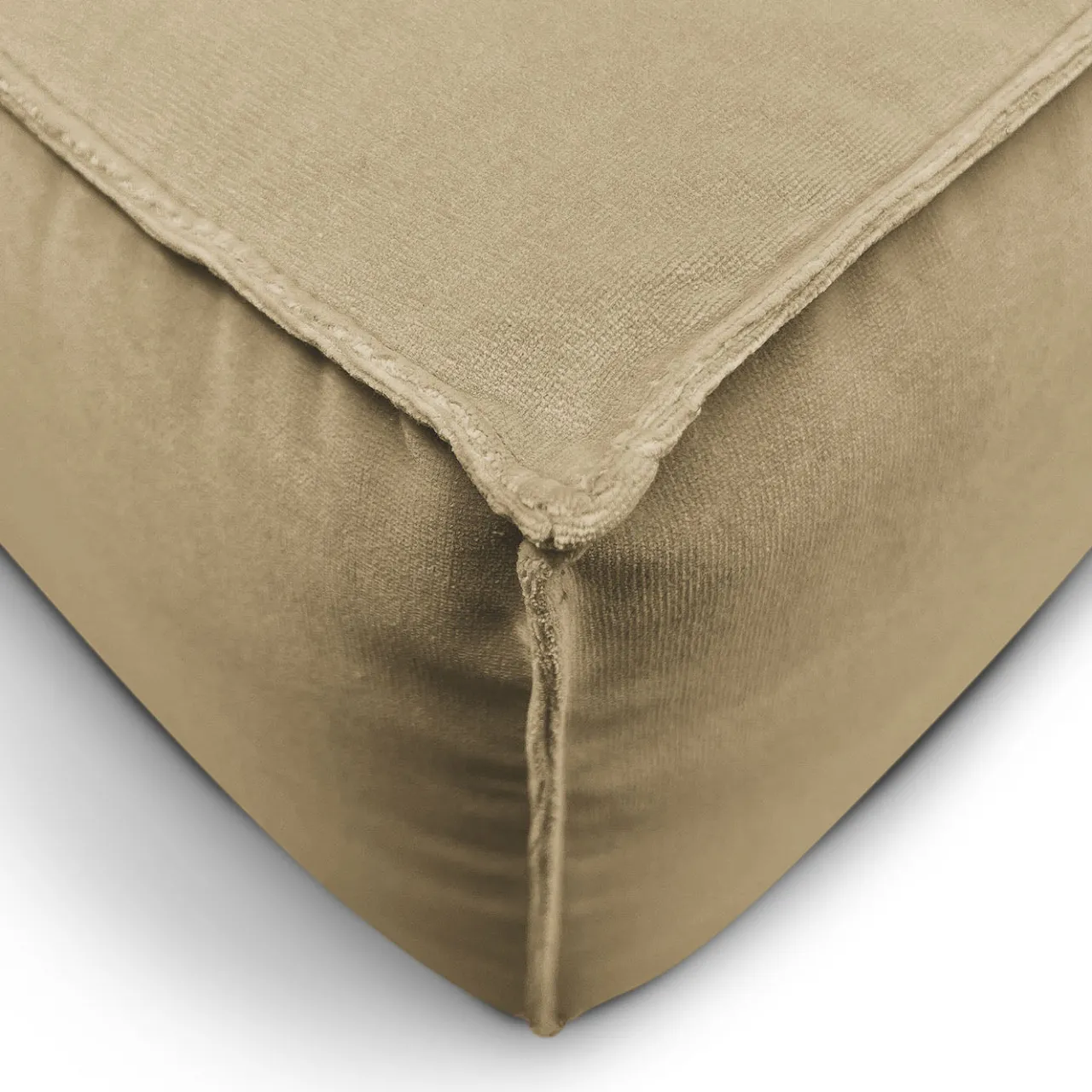 DLA Design Lab Sofas<Docker Beige Velvet Sofa