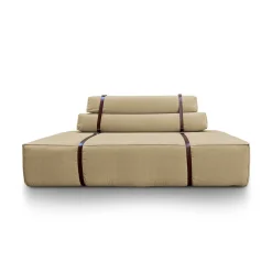 DLA Design Lab Sofas<Docker Beige Velvet Sofa