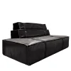 DLA Design Lab Sofas<Docker Black Leather Sofa