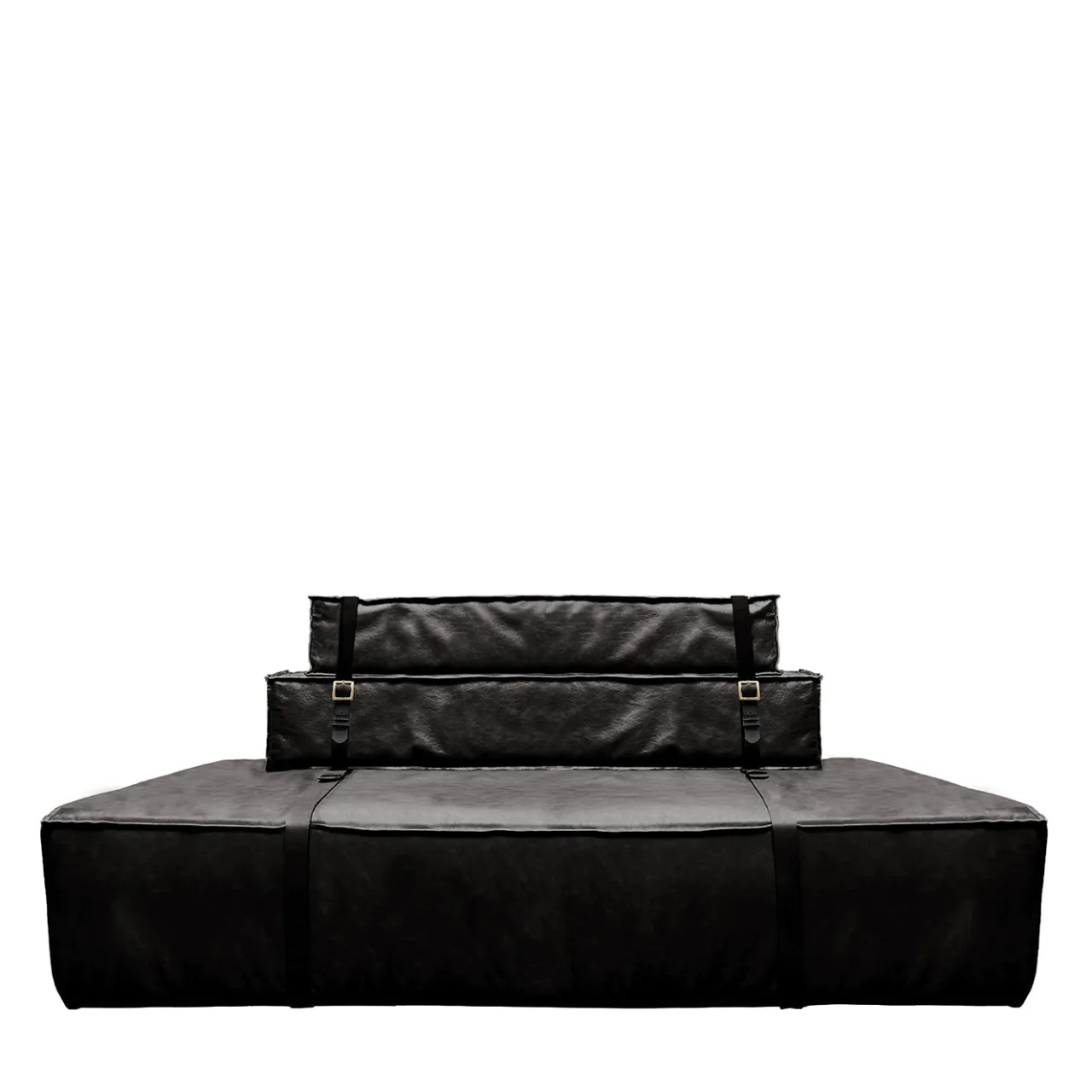 DLA Design Lab Sofas<Docker Black Leather Sofa