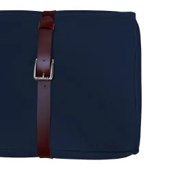 DLA Design Lab Ottomans & Poufs<Docker Blue Navy Velvet Long Pouf