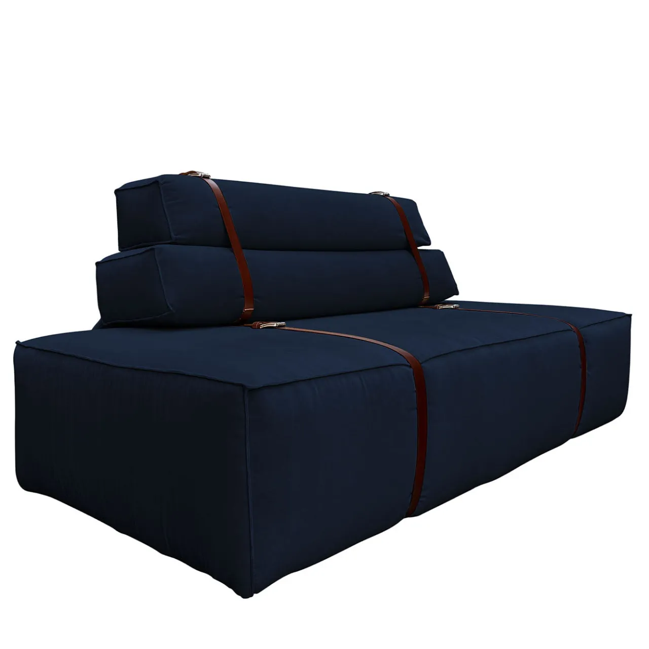 DLA Design Lab Sofas<Docker Blue Navy Velvet Sofa