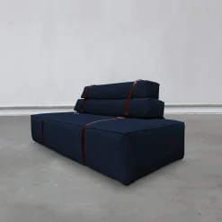DLA Design Lab Sofas<Docker Blue Navy Velvet Sofa