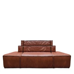DLA Design Lab Sofas<Docker Cognac Brown Leather Sofa