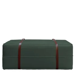 DLA Design Lab Ottomans & Poufs<Docker English Green Velvet Long Pouf
