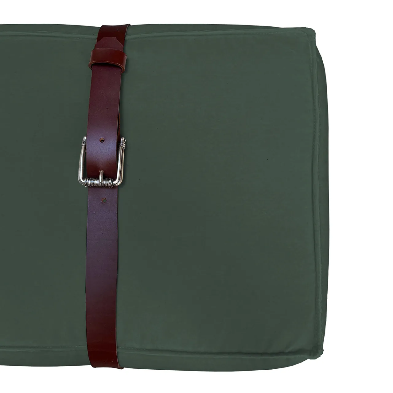 DLA Design Lab Ottomans & Poufs<Docker English Green Velvet Long Pouf